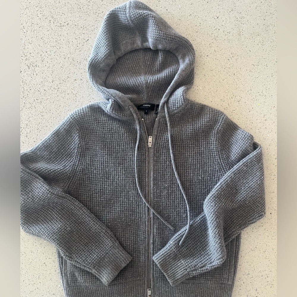 Cashmere Hoodie with zipper